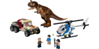 LEGO JURASSIC WORLD Carnotaurus Dinosaur Chase 2021